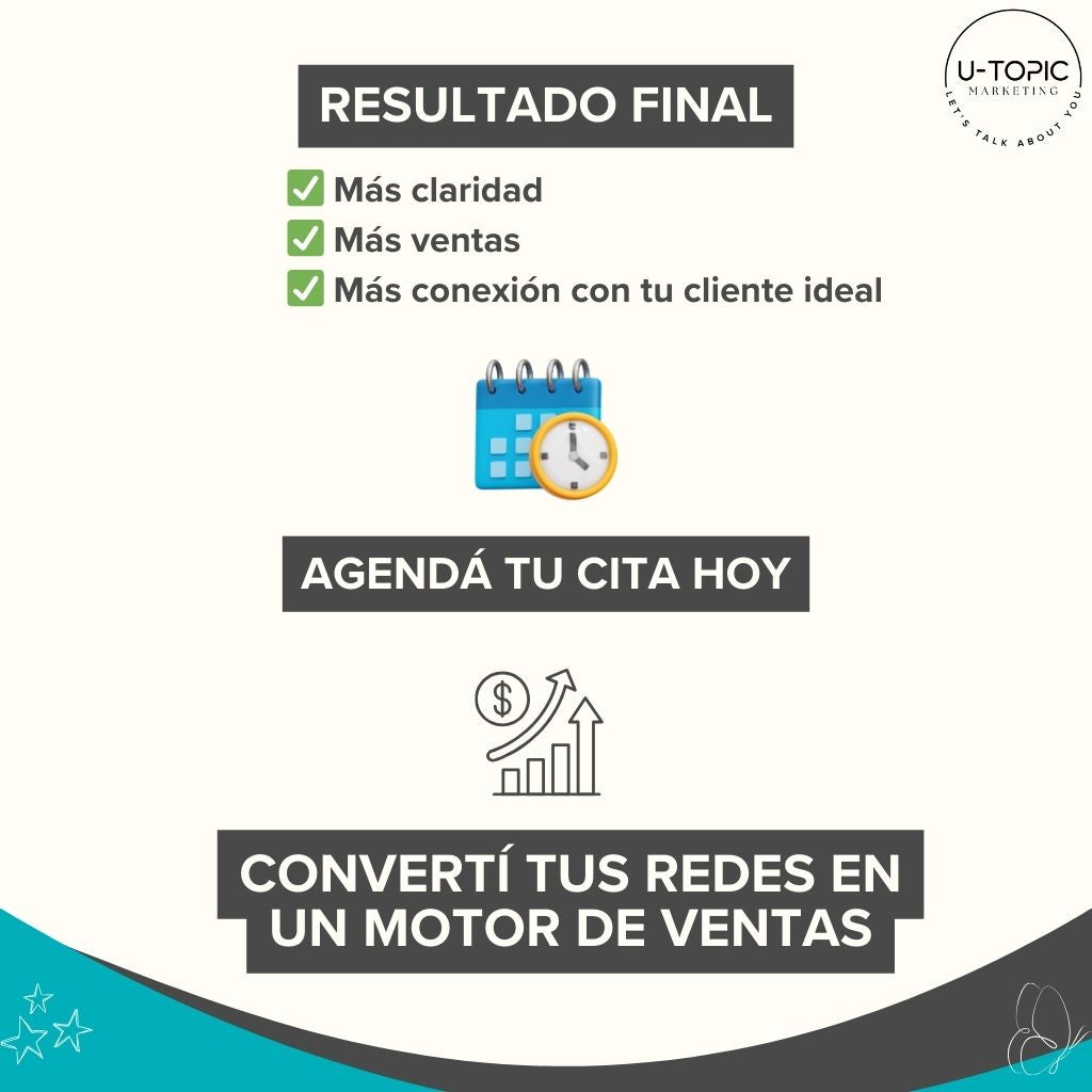 PLAN ESTRATÉGICO PERSONALIZADO PARA VENDER MÁS EN REDES SOCIALES