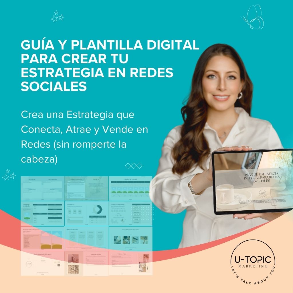 GUÍA Y PLANTILLA DIGITAL PARA CREAR TU ESTRATEGIA EN REDES SOCIALES
