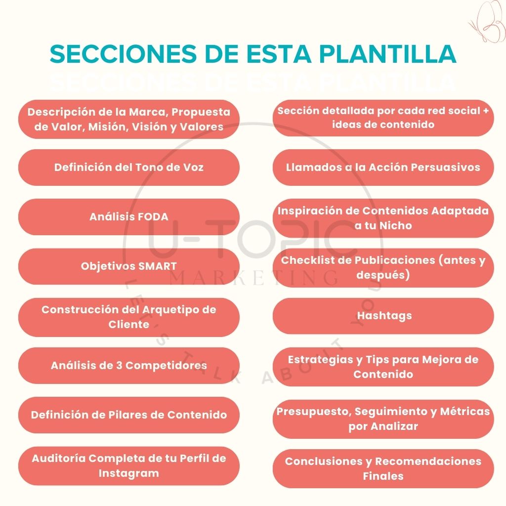 Plantilla, template, redes sociales, creacion de contenido, social media marketing