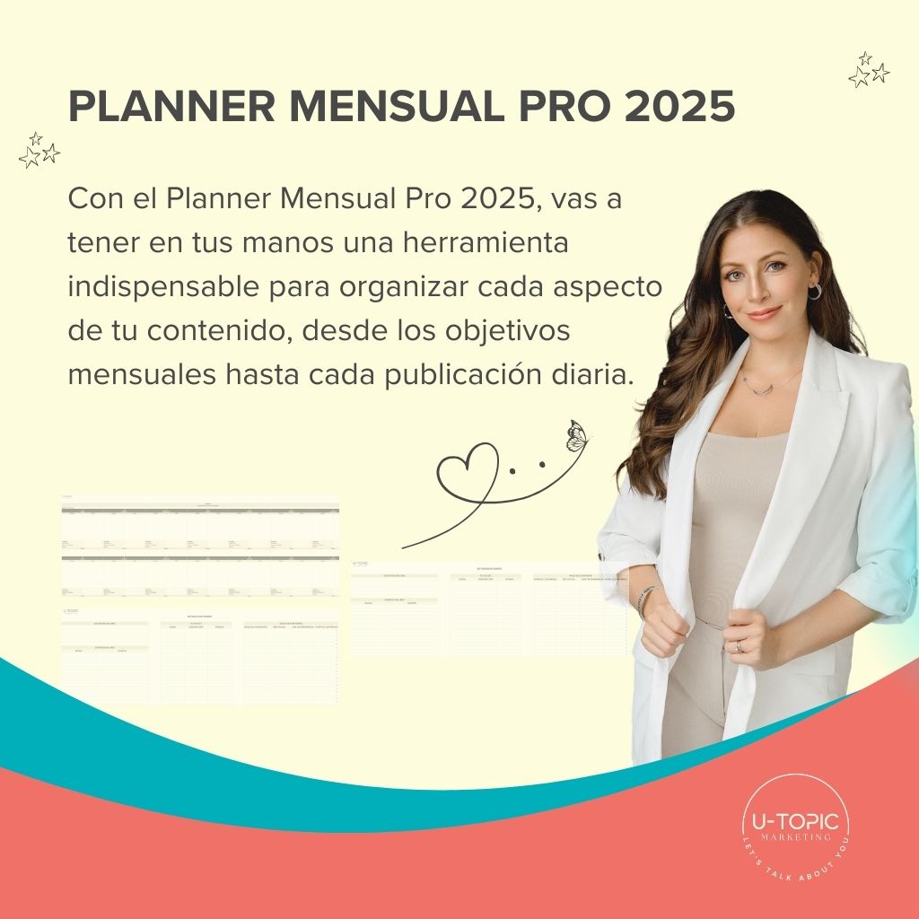 Planificador de Contenido en Redes Sociales, plantilla digital, productos digitales, content, creacion de contenido
